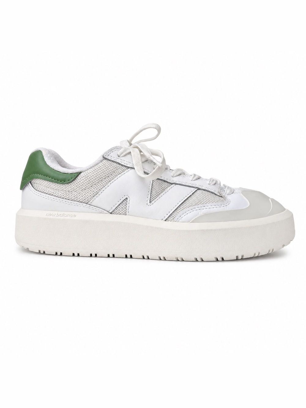 New Balance CT302 | White/Green Platform Sneakers | Men’s Size: 8